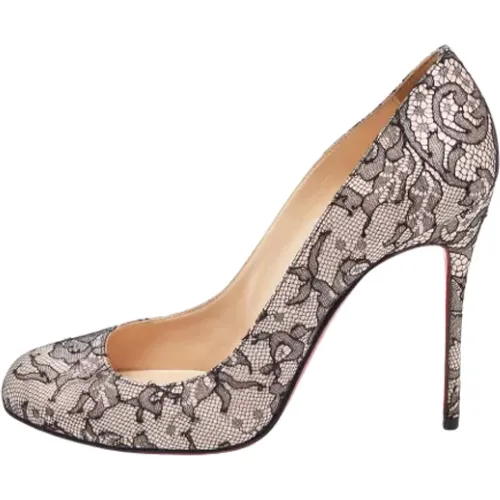 Pre-owned Lace heels , female, Sizes: 6 UK - Christian Louboutin Pre-owned - Modalova