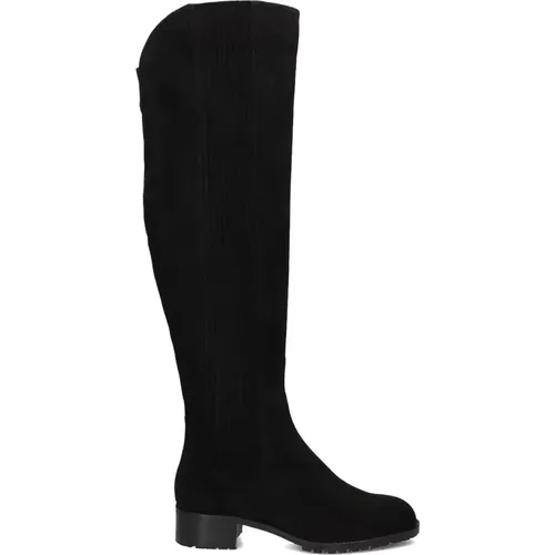 Schwarze Wildleder Stiefel , Damen, Größe: 40 EU - Nalini - Modalova