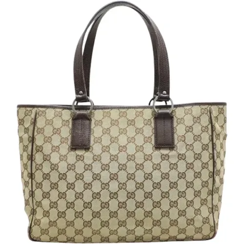 Pre-owned Tote Bags, female, , Size: ONE SIZE Pre-owned Canvas totes - Gucci Vintage - Modalova