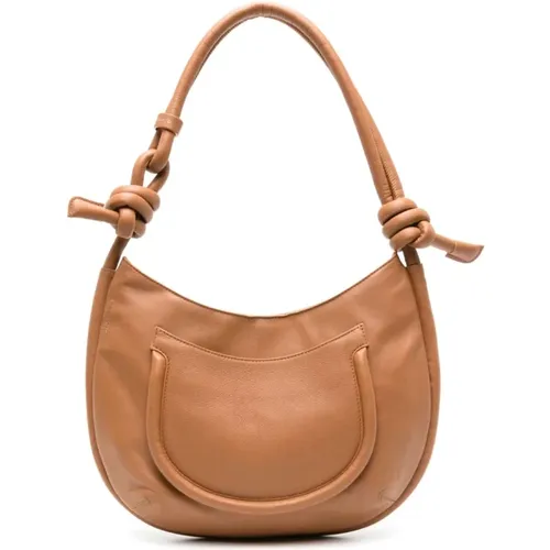 Grained Calf Leather Bag , female, Sizes: ONE SIZE - Zanellato - Modalova