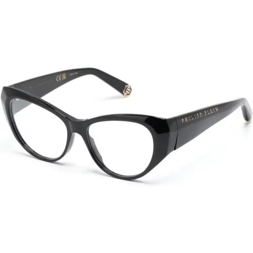 Schwarze Optische Brillenfassung , Damen, Größe: 54 MM - Philipp Plein - Modalova