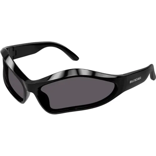 Grey Sunglasses Bb0314S 001 , male, Sizes: ONE SIZE - Balenciaga - Modalova