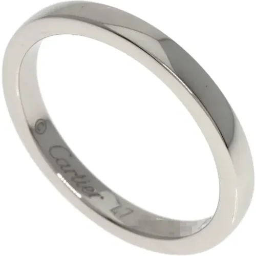 Pre-owned Jewellery, female, , Size: ONE SIZE Pre-owned Platinum rings - Cartier Vintage - Modalova