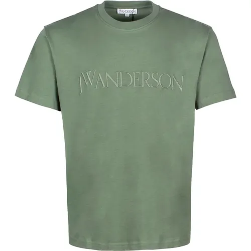 Logo-besticktes Baumwoll-T-Shirt , Herren, Größe: S - JW Anderson - Modalova