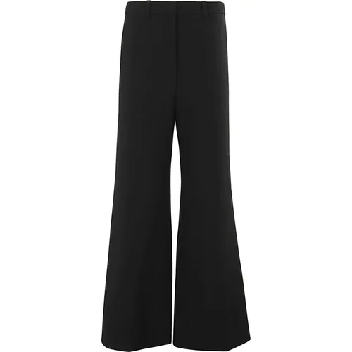 Wide Wool Trousers , female, Sizes: M, S - LOW Classic - Modalova