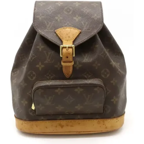 Pre-owned Backpacks, female, , Size: ONE SIZE Pre-owned Canvas backpacks - Louis Vuitton Vintage - Modalova