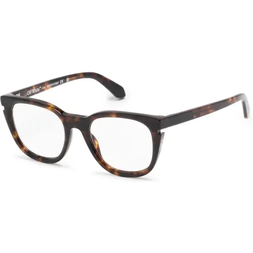 Braune Optische Brille Stilvoll Alltagsgebrauch , unisex, Größe: 52 MM - Off White - Modalova