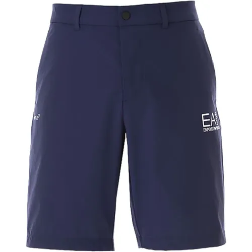 Shorts mit Reißverschluss , Herren, Größe: 2XL - Emporio Armani EA7 - Modalova