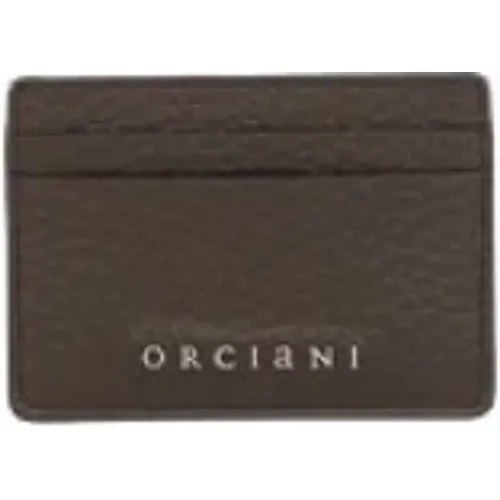 Wallets & Cardholders, female, , Size: ONE SIZE Leather Rfid Protection Card Holder - Orciani - Modalova