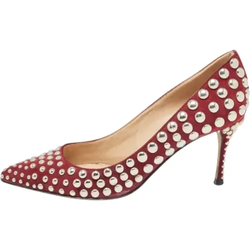 Pre-owned Suede heels , female, Sizes: 2 1/2 UK - Sergio Rossi Pre-owned - Modalova