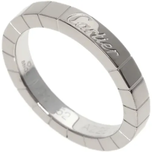 Pre-owned Jewellery, female, , Size: ONE SIZE Pre-owned White Gold rings - Cartier Vintage - Modalova