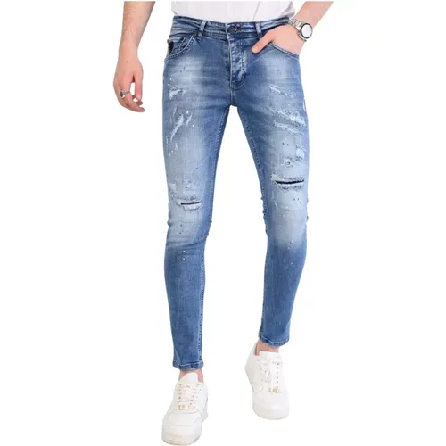 Slim-fit Jeans , male, Sizes: W36, W31, W34 - Local Fanatic - Modalova