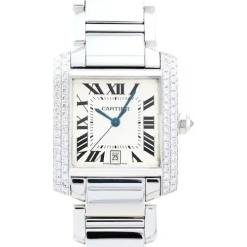 Pre-owned Watches, female, , Size: ONE SIZE Pre-owned Stainless Steel watches - Cartier Vintage - Modalova