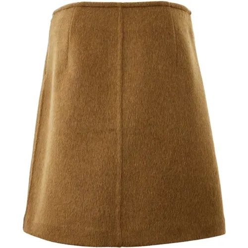 Wool Mohair Skirt , female, Sizes: XS, S - Bottega Veneta - Modalova