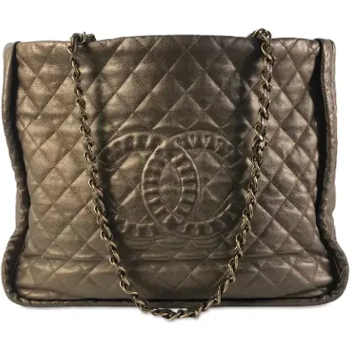 Pre-owned Tote Bags, female, , Size: ONE SIZE Pre-owned Leather totes - Chanel Vintage - Modalova