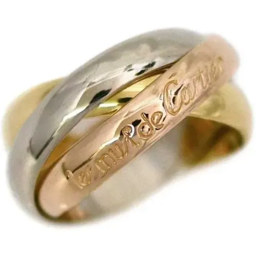 Pre-owned Jewellery, female, , Size: ONE SIZE Pre-owned Yellow Gold rings - Cartier Vintage - Modalova