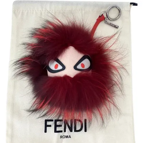 Pre-owned Burgundy Fendi keyring , unisex, Sizes: ONE SIZE - Fendi Vintage - Modalova