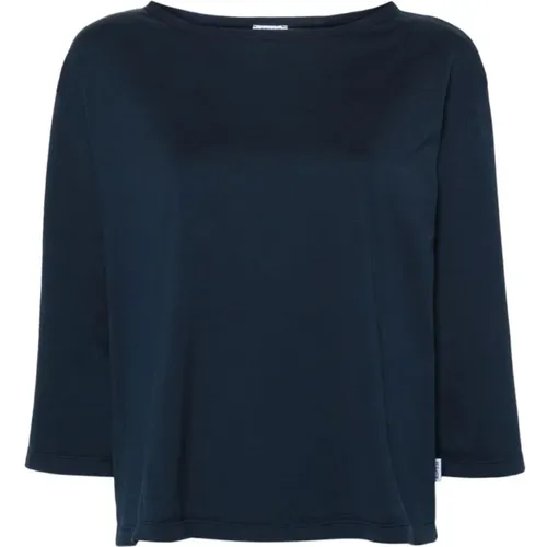 Navy Sweatshirt , Damen, Größe: S - Aspesi - Modalova