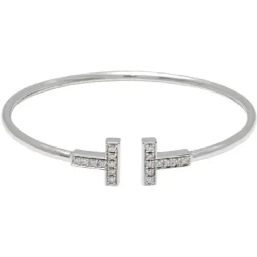 Pre-owned Jewellery, female, , Size: ONE SIZE Pre-owned White Gold bracelets - Tiffany & Co. Pre-owned - Modalova