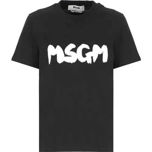 T-Shirts , Damen, Größe: S - Msgm - Modalova