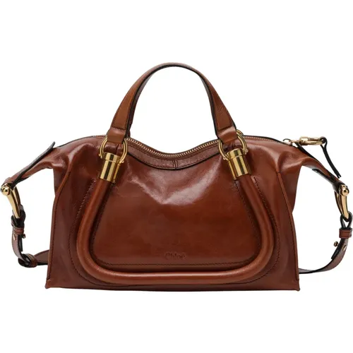 Handbags, female, , Size: ONE SIZE Small Paraty 24 Bag - Chloé - Modalova