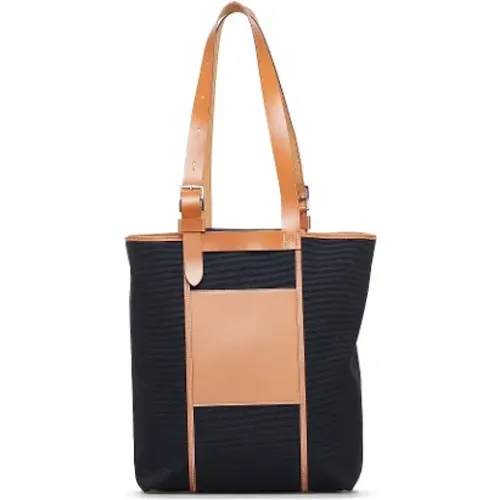 Pre-owned Tote Bags, female, , Size: ONE SIZE Pre-owned Canvas shoulder-bags - Hermès Vintage - Modalova