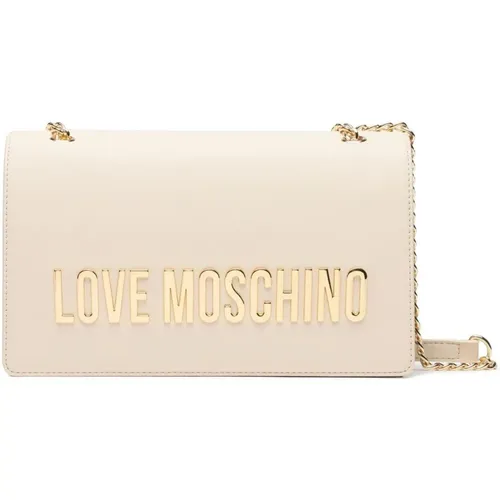 Graue PU-Ledertasche Love Moschino - Love Moschino - Modalova