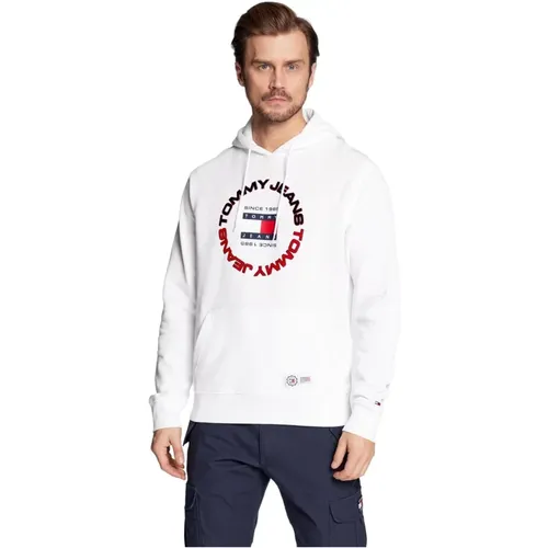 Kapuzenpullover , Herren, Größe: XL - Tommy Jeans - Modalova