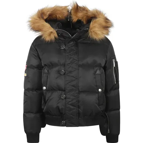 Puff Mini Parka Coats , male, Sizes: S - Dsquared2 - Modalova