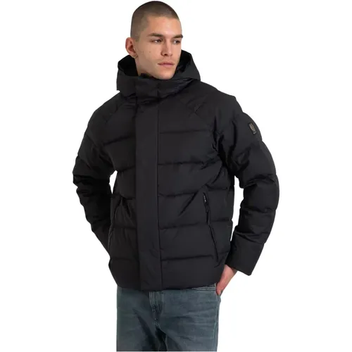 Daunenjacke mit Baumwolle-Polyamid-Mantel , Herren, Größe: 2XL - Belstaff - Modalova