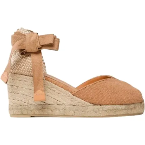 Wedges, female, , Size: 5 US Tostado Wedge Espadrilles - Castañer - Modalova