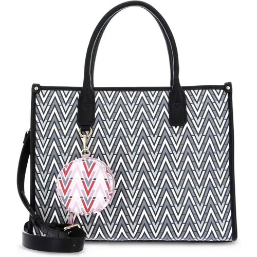 Stilvolle Shopper Tasche mit Reißverschluss , Damen, Größe: ONE Size - Valentino by Mario Valentino - Modalova