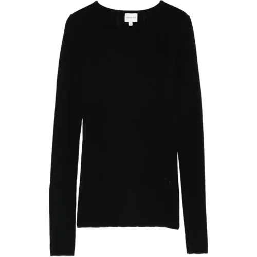 Round-neck Knitwear, female, , Size: L Wool Crewneck Sweater - Birgitte Herskind - Modalova