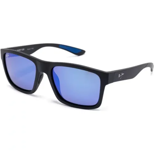 THE Flats 897-02B Matte /Blue Sunglasses - Maui Jim - Modalova