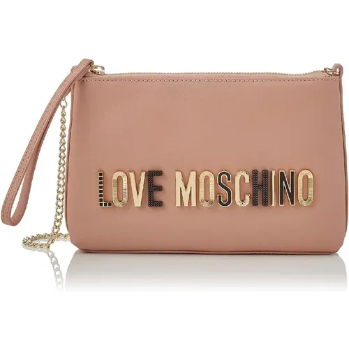 Clutch , female, Sizes: ONE SIZE - Love Moschino - Modalova