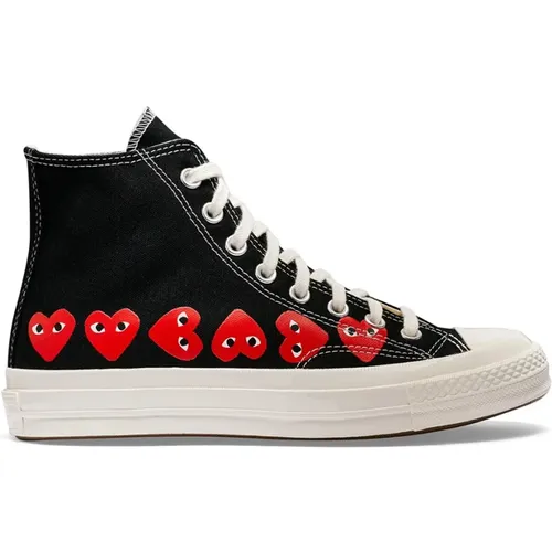 Converse High Chuck Taylor Sneakers Multi Heart , unisex, Größe: 38 EU - Comme des Garçons Play - Modalova