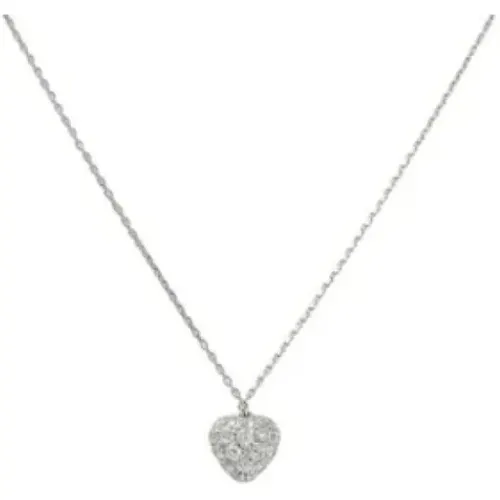 Pre-owned Jewellery, female, , Size: ONE SIZE Pre-owned White Gold necklaces - Cartier Vintage - Modalova