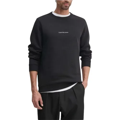 Sweatshirts, male, , Size: 2XL Logo Sweatshirt - Calvin Klein - Modalova