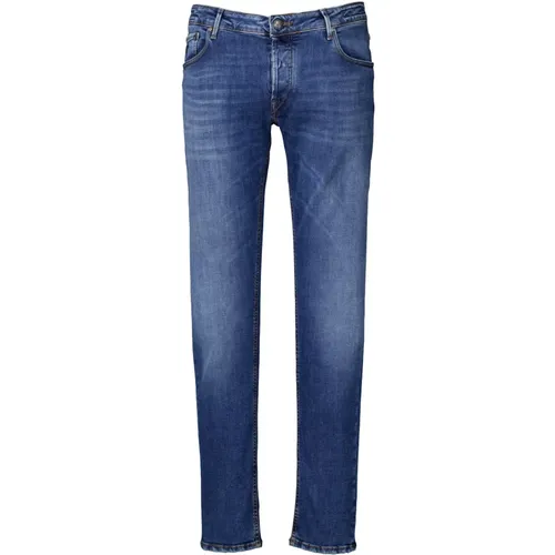 Orvieto Blaue Jeans , Herren, Größe: W35 - Hand Picked - Modalova