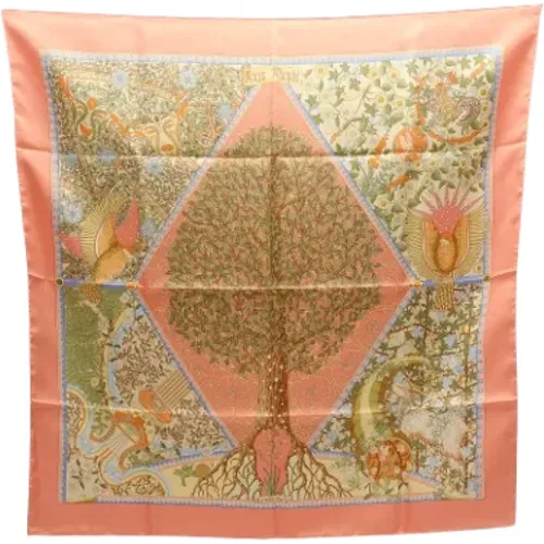 Pre-owned Silk scarves , female, Sizes: ONE SIZE - Hermès Vintage - Modalova