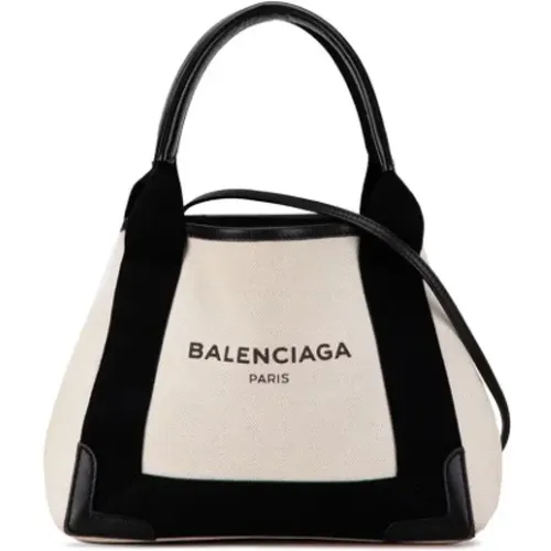 Pre-owned Tote Bags, female, , Size: ONE SIZE Pre-owned Canvas balenciaga-bags - Balenciaga Vintage - Modalova