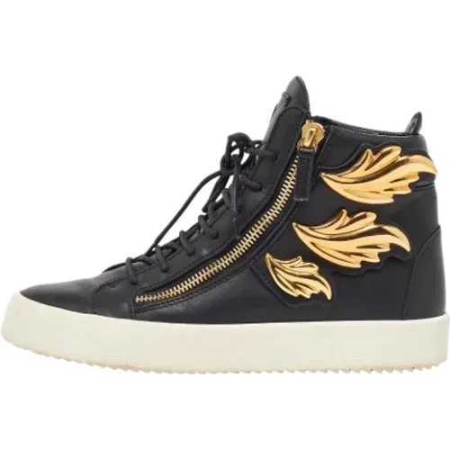 Pre-owned Sneakers, male, , Size: 10 US Pre-owned Leather sneakers - Giuseppe Zanotti Pre-owned - Modalova