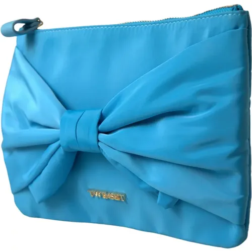 Clutches, female, , Size: ONE SIZE Silk Bow Clutch Bag - Twinset - Modalova