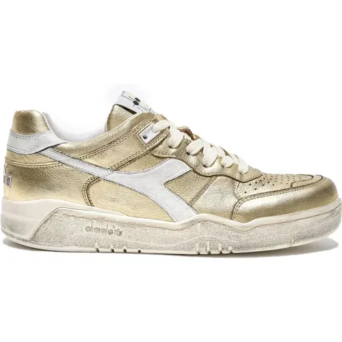 Weiße Sneakers B.560 Metal WN , Damen, Größe: 41 EU - Diadora - Modalova