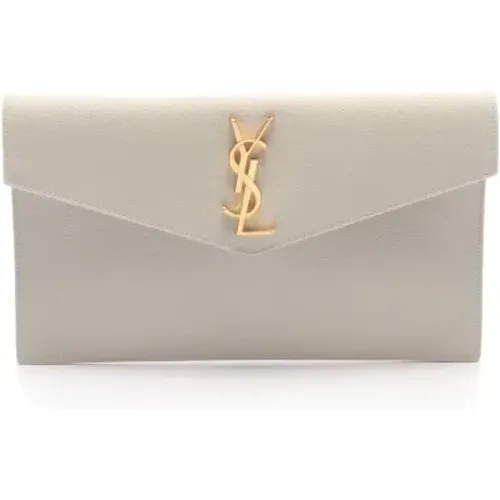 Pre-owned Leder clutches - Yves Saint Laurent Vintage - Modalova