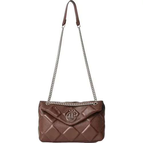 Quilted Bag with Chain Strap , female, Sizes: ONE SIZE - Gaëlle Paris - Modalova