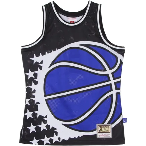 Sportswear, male, , Size: L Orlando Magic Basketball Tank Top - Mitchell & Ness - Modalova