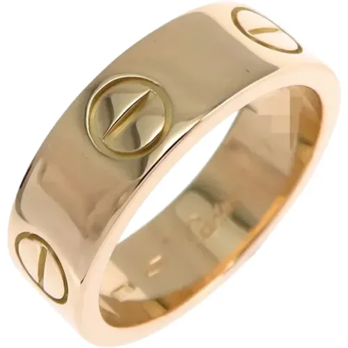 Pre-owned Jewellery, female, , Size: ONE SIZE Pre-owned Gold rings - Cartier Vintage - Modalova