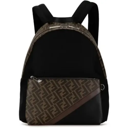 Pre-owned Backpacks, female, , Size: ONE SIZE Pre-owned Nylon fendi-bags - Fendi Vintage - Modalova