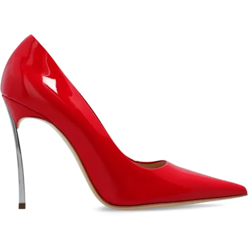 ‘Super Blade’ glossy stiletto pumps , female, Sizes: 3 UK - Casadei - Modalova